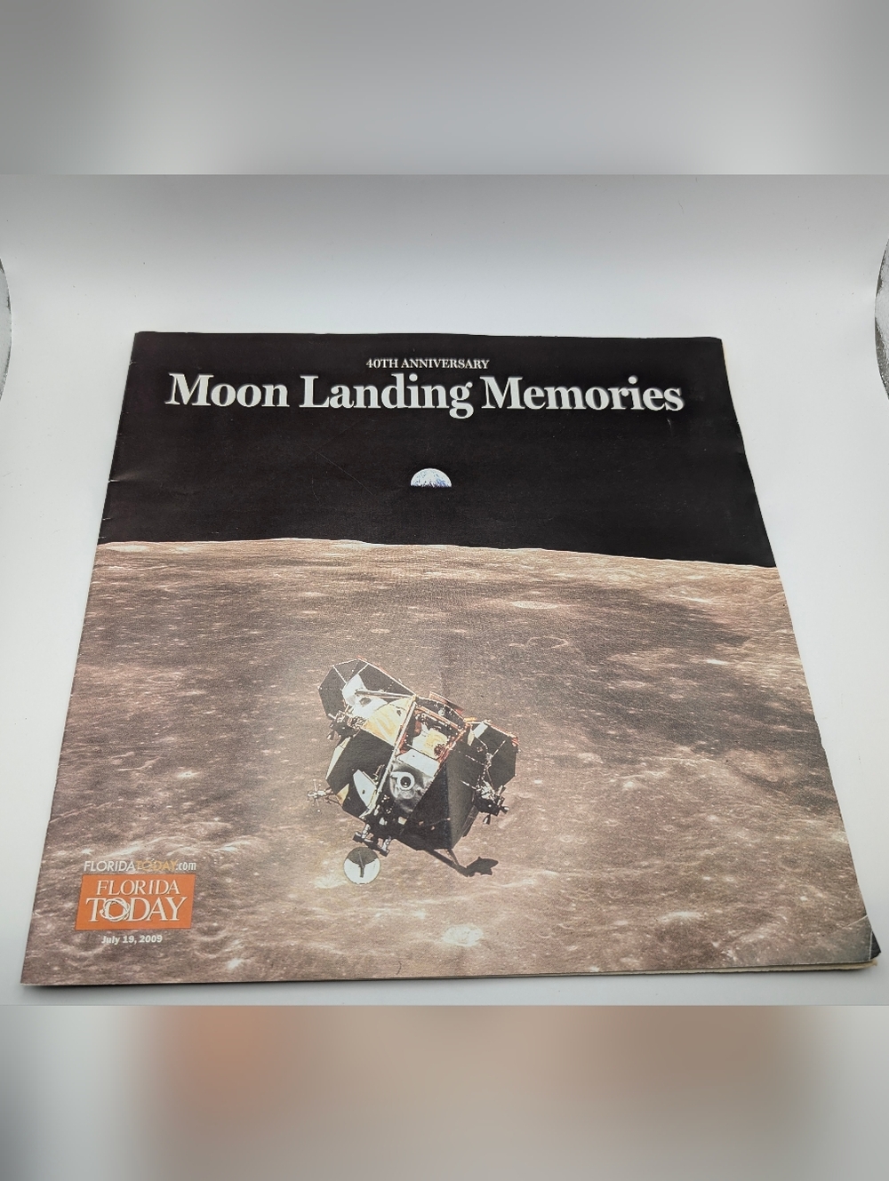 40th anniversary Moon Landing Memories, Florida Today News Paper 07/19/ 2009